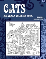 Mandala Coloring Book Advanced Pattern - Animals - Cats null Book Cover