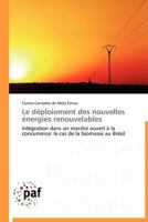 Le Da(c)Ploiement Des Nouvelles A(c)Nergies Renouvelables 3838189043 Book Cover