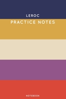 Leroc Practice Notes: Cute Stripped Autumn Themed Dancing Notebook for Serious Dance Lovers - 6x9 100 Pages Journal 1705890261 Book Cover