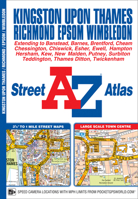 Kingston Upon Thames & Richmond A-Z Street Atlas 1782571140 Book Cover