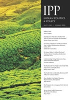 Indian Politics & Policy: Vol. 3, No. 1, Spring 2020 1941755216 Book Cover
