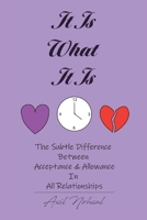 It Is What It Is: The Subtle Difference Between Acceptance and Allowance In All Relationships B0CBLHY7RL Book Cover