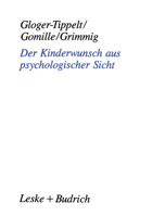 Der Kinderwunsch aus psychologischer Sicht 3810009598 Book Cover