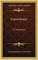 Ernest Renan: In Memoriam B0BMW55NFT Book Cover