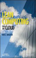 Lean Computing for the Cloud 1119231876 Book Cover