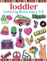 Toddler Coloring Book Ages 3-5: Toddler Coloring Book for Kids to Learn About Cars, Trucks, Tractors, Trains, Planes B08NVGHK4N Book Cover