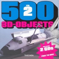 500 3D Objects 1, mit 2 CD-ROMS 3822816329 Book Cover
