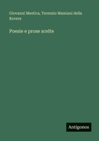 Poesie e prose scelte 3563965005 Book Cover