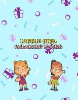 Little Girl Coloring Books: 30 Relaxing for Kids 1072040654 Book Cover