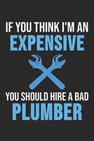 If You Think I'm An Expensive You Should Hire A Bad Plumber: 6 x 9 Dotted Dot Grid Notebook for Plumber, Craftsman & Pipe Fitter 1079687467 Book Cover
