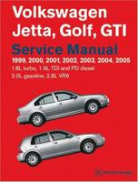 Volkswagen Jetta, Golf, GTI Service Manual: 1999-2005 1.8l Turbo, 1.9l TDI, Pd Diesel, 2.0l Gasoline, 2.8l VR6 0837612519 Book Cover