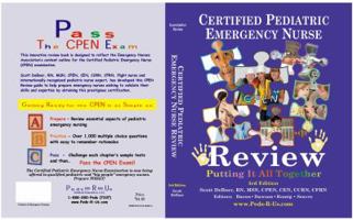 Certified pediatric emergency nurse review 1450782051 Book Cover