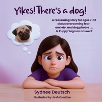 Yikes! There's a dog!: A reassuring story for ages 7 to 12 about overcoming fear, anxiety, and dog phobia . . . Is Puppy Yoga an answer? 1777986737 Book Cover