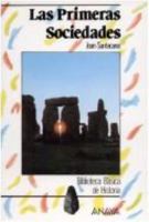 Las primeras sociedades/ The first society B00IMJXU0S Book Cover