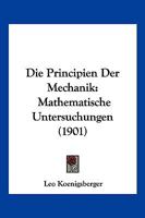 Die Prinzipien der Mechanik 1141175916 Book Cover