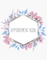 Appointment Book: Featuring daily weekly calendar with 15 minute hourly intervals (7am-9pm) for scheduling, Hair Stylists, Salons, and Nail Salons. (pink wreath) 1701844052 Book Cover