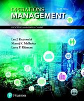 Mylab Operations Management with Pearson Etext -- Access Card -- For Operations Management: Processes and Supply Chains 0134742362 Book Cover