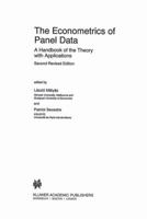 The Econometrics of Panel Data: A Handbook of the Theory with Applications 9401065489 Book Cover