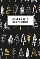 Graph Paper Composition: Graph Paper 6 x 9 Holly Jolly Quad Ruled 4x4, Grid Paper for school student, office, kids Notebooks 1697520979 Book Cover