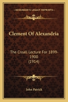 Clement of Alexandria 1016773404 Book Cover