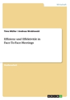 Effizienz und Effektivit�t in Face-To-Face-Meetings 3656338248 Book Cover