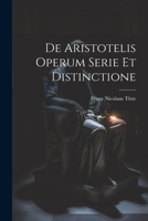 De Aristotelis Operum Serie Et Distinctione 1021709018 Book Cover