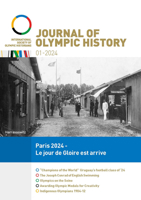 Journal of Olympic History 2024, 1 3447183470 Book Cover