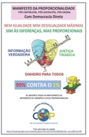 MANIFESTO DA PROPORCIONALIDADE: PÓS-CAPITALISTA, PÓS-SOCIALISTA, PÓS-SACRAL COM DEMOCRACIA DIRETA B08KMFT4DD Book Cover