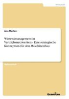 Wissensmanagement in Vertriebsnetzwerken 3867461783 Book Cover