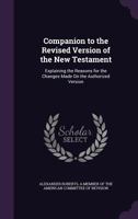 Companion to the Revised Version of the New Testament 333712545X Book Cover