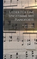Lieder Fur Eine Singstimme Mit Pianoforte 1016294921 Book Cover