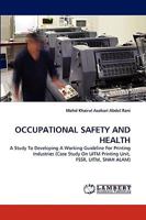 Occupational Safety and Health 3838387228 Book Cover