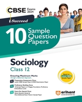 Arihant CBSE Sample Question Paper Class 12 Sociology Book for 2024 Exam 9358894679 Book Cover