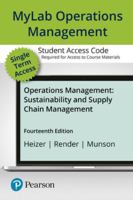 Operations Management: Sustainability and Supply Chain Management, Global Edition 0137476442 Book Cover