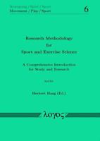 Research Methodology for Sport and Exercise Science 3832524991 Book Cover