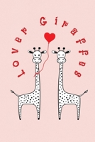 Lover Giraffes: Valentine's Day Gift - ToDo Notebook in a cute Design - 6" x 9" (15.24 x 22.86 cm) 1654922749 Book Cover