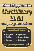 What Happened in World History 2005 The Year You Were Born: Back in 2005, Major Events, Culture, Technology, Economy, Sports & Cost of Living , Famous Leaders B0H25JG326 Book Cover