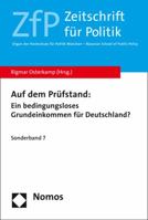 Auf Dem Prufstand: : Ein Bedingungsloses Grundeinkommen Fur Deutschland? 3848720450 Book Cover