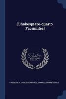 Shakespeare-Quarto Facsimiles 1176327402 Book Cover