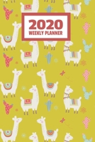 2020 Weekly Planner: January 2020 - December 2020, Calendar Agenda And Daily Schedule - Cool Llama (6"x9") 1701870762 Book Cover