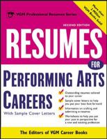 Resumes for Performing Arts Careers (Professional Resumes Series) 0071411623 Book Cover