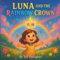 Luna and the Rainbow Crown: A Fairy Tale with Unicorns, Fairies, and Magical Rainbows B0FSK4HCJ9 Book Cover