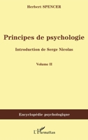 Principes de psychologie (volume 2) (Encyclopédie Psychologique) (French Edition) 2296041213 Book Cover