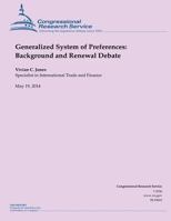 Generalized System of Preferences: Background and Renewal Debate 1502998106 Book Cover