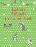 Letters Animals Coloring Book B08QS5479P Book Cover