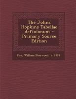 The Johns Hopkins Tabellae Defixionum 1295840456 Book Cover