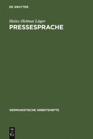 Pressesprache (Germanistische Arbeitshefte) 348425128X Book Cover