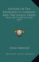 History of the Eberharts 1015659772 Book Cover