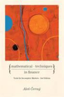 Mathematical Techniques in Finance: Tools for Incomplete Markets 0691141215 Book Cover