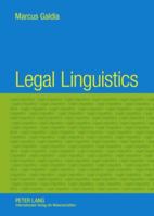 Legal Linguistics 3631594631 Book Cover